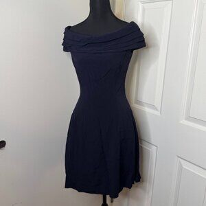 Navy Blue Formal Dress by Anne Taylor and Tahari, Size 4